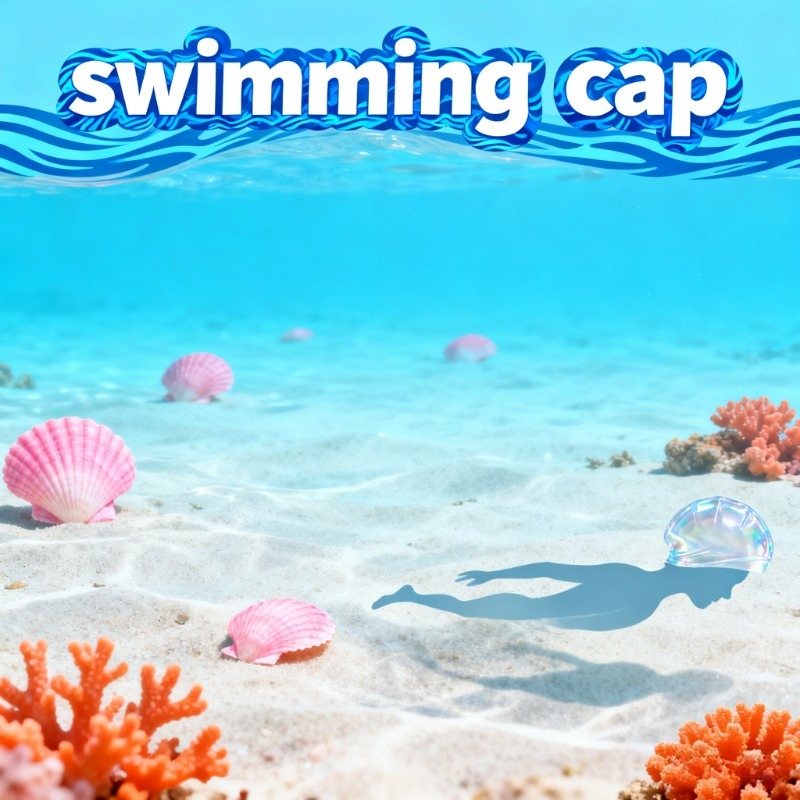 Swim Hat Silicone - Bonnet de bain confortable pour enfants,