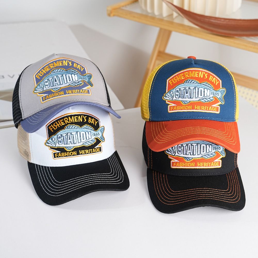 Trucker Cap Mesh - Casquette d'extérieur respirante pour la pêche,