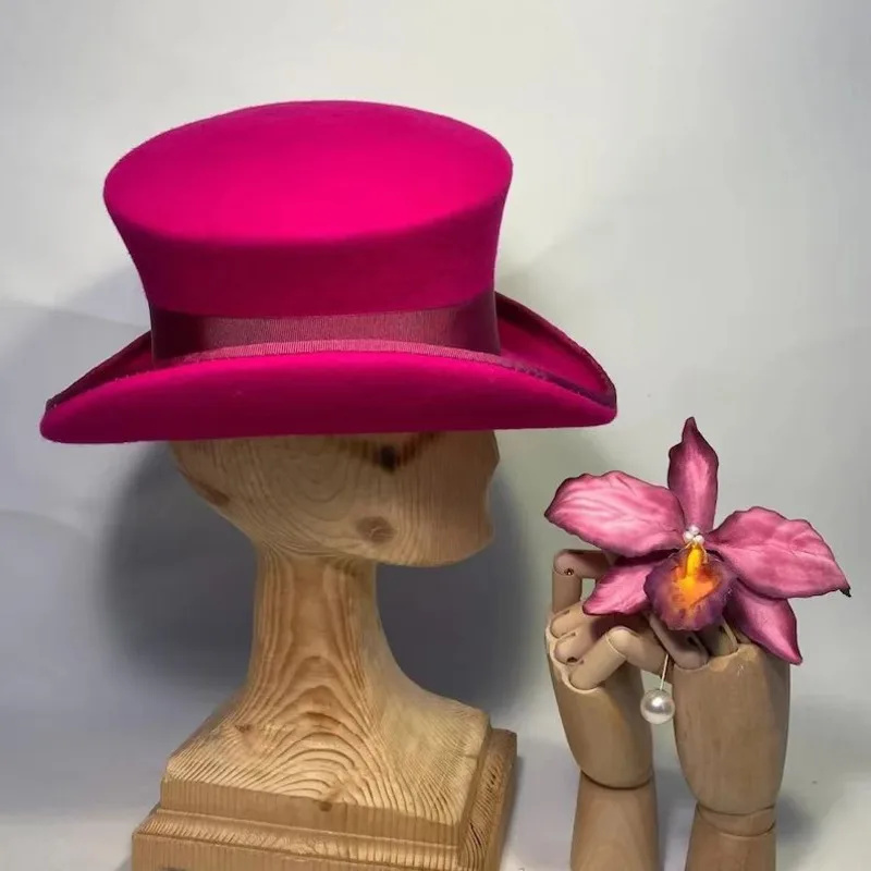 Chapeau haut-de-forme en feutr - Fedora Hat Wool avis et prix